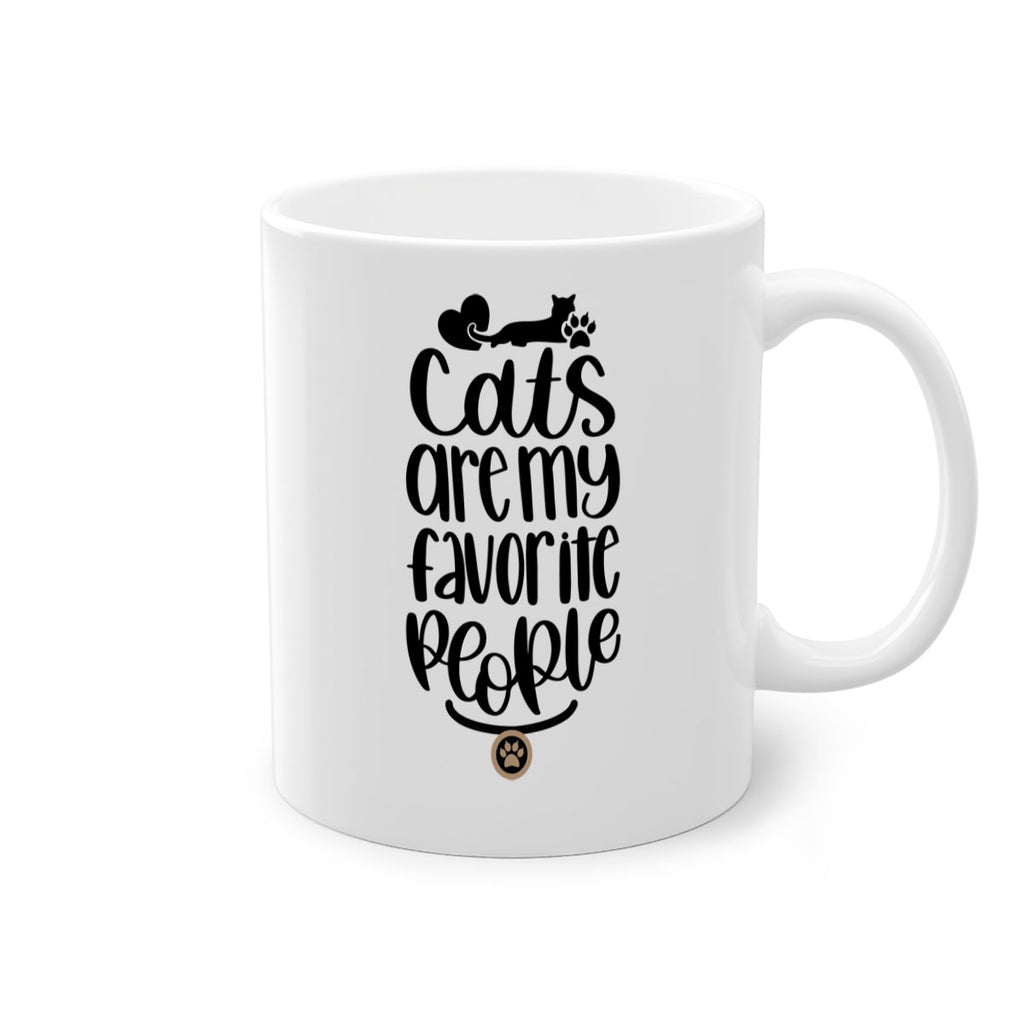 Cats Are My Favorite People Style 89#- cat-Mug / Coffee Cup