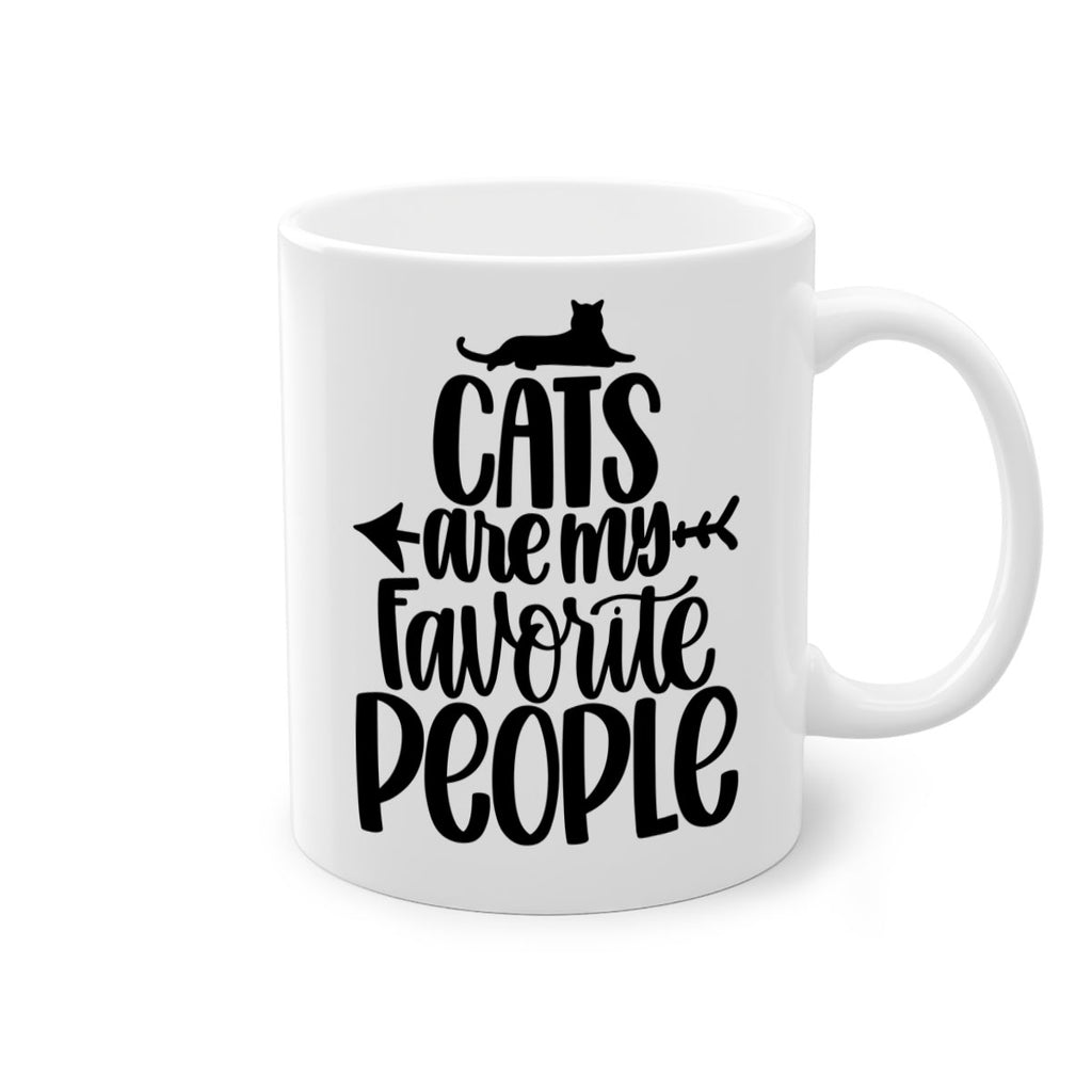 Cats Are My Favorite People Style 90#- cat-Mug / Coffee Cup