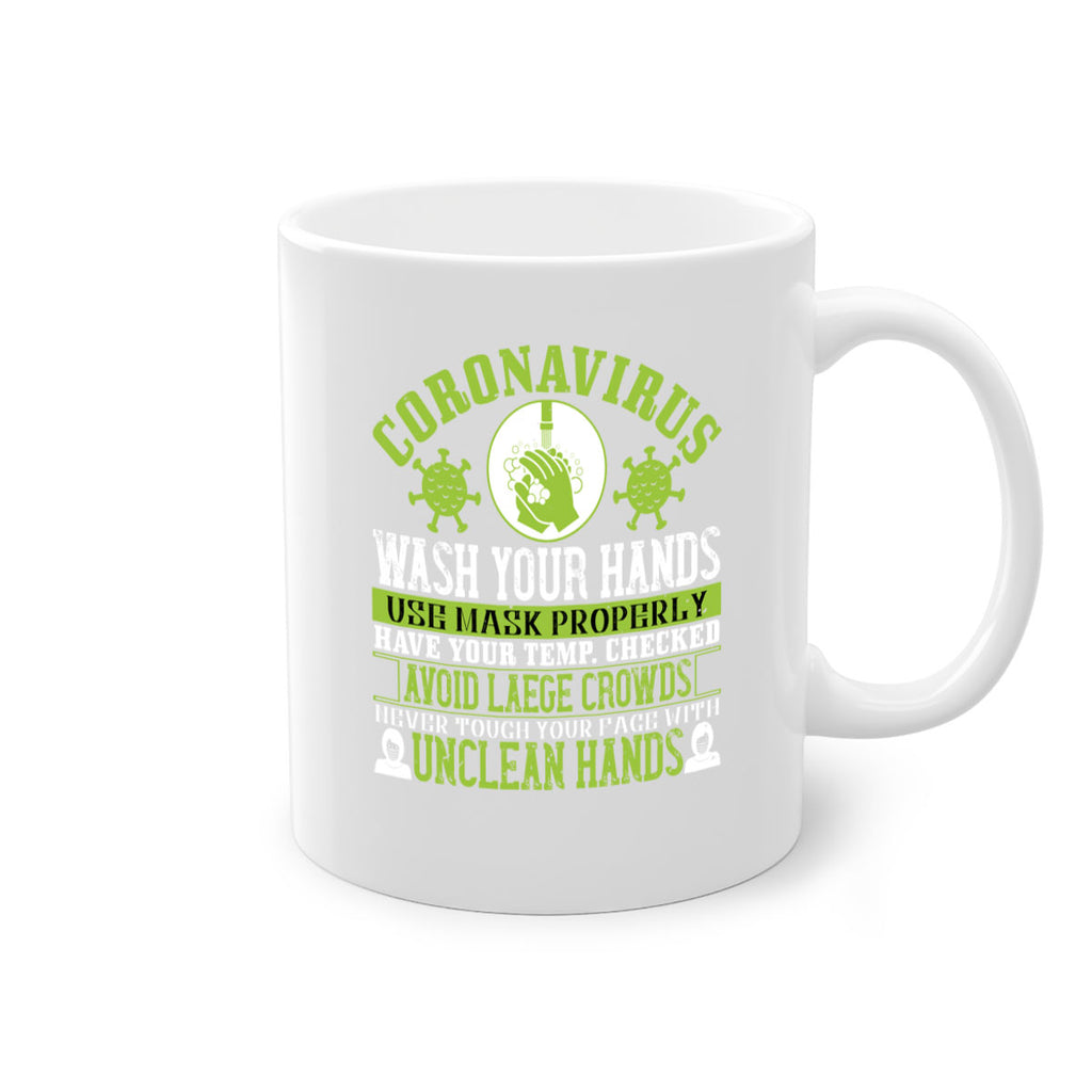 Coronavirus Wash Your Hands Use Style 1#- corona virus-Mug / Coffee Cup
