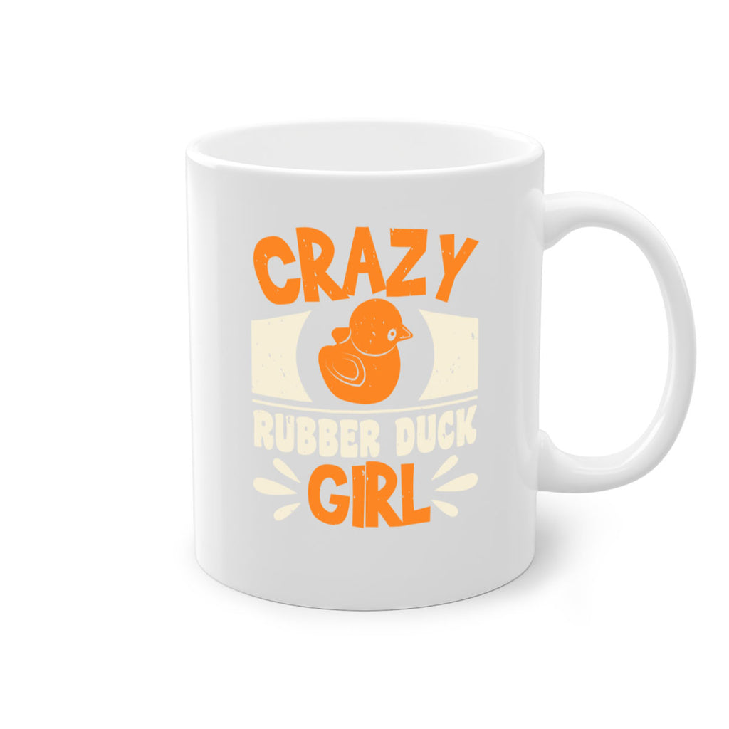 Crazy Rubber Duck Girl Style 4#- duck-Mug / Coffee Cup