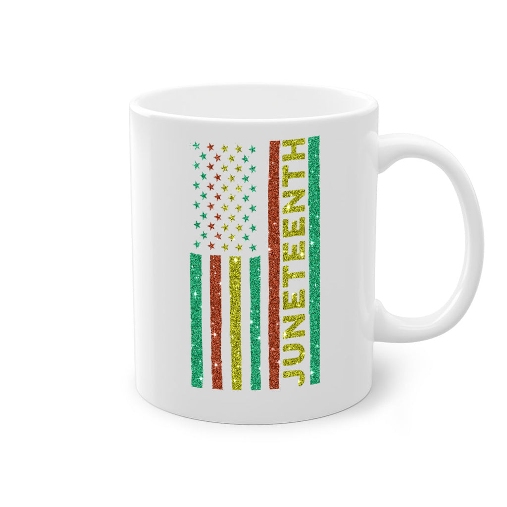 Juneteenth Freedom Day Afro Usa Flag Png 23#- juneteenth-Mug / Coffee Cup