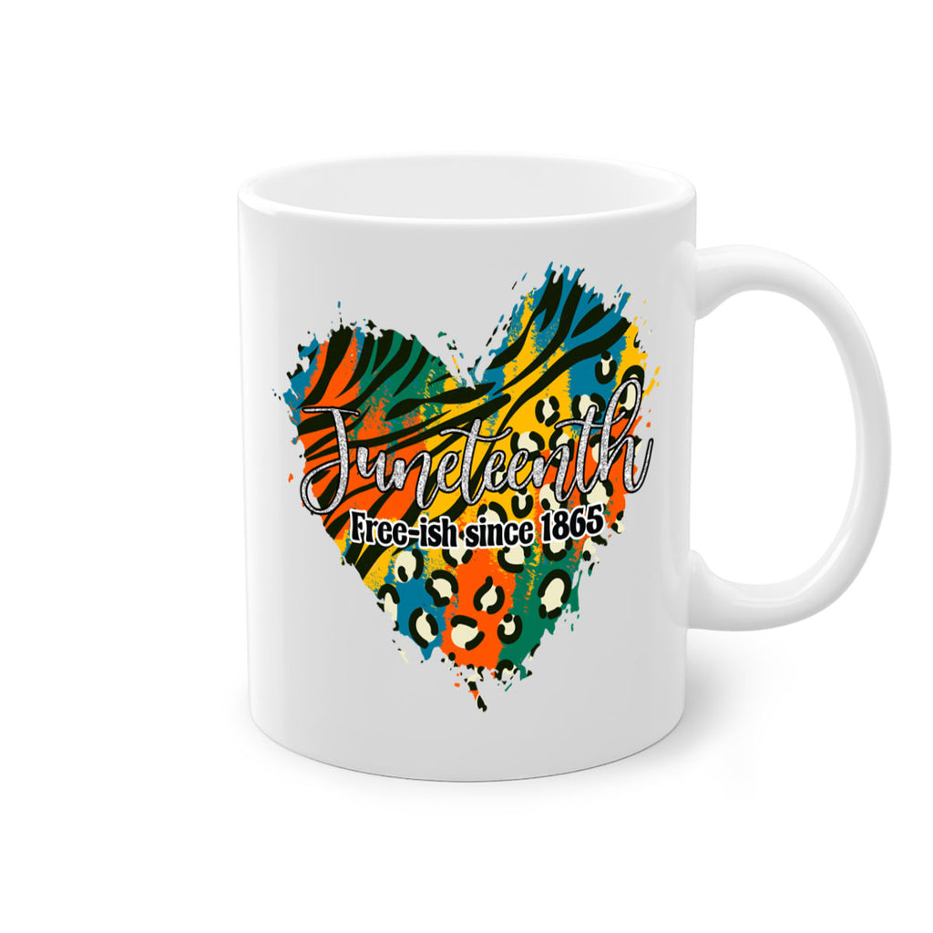 Juneteenth Freeish Since 1865 Heart Png 38#- juneteenth-Mug / Coffee Cup