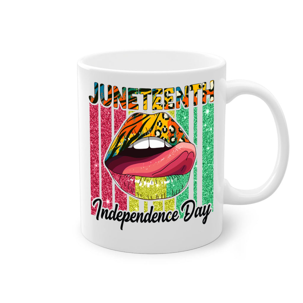 Juneteenth Independence Day Sexy Lip Png 11#- juneteenth-Mug / Coffee Cup