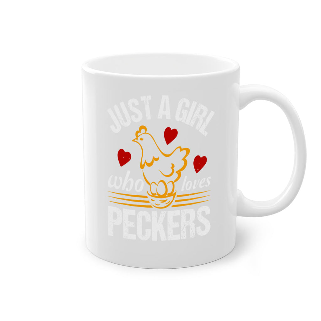 Just a girl who loves 46#- Farm and garden-Mug / Coffee Cup