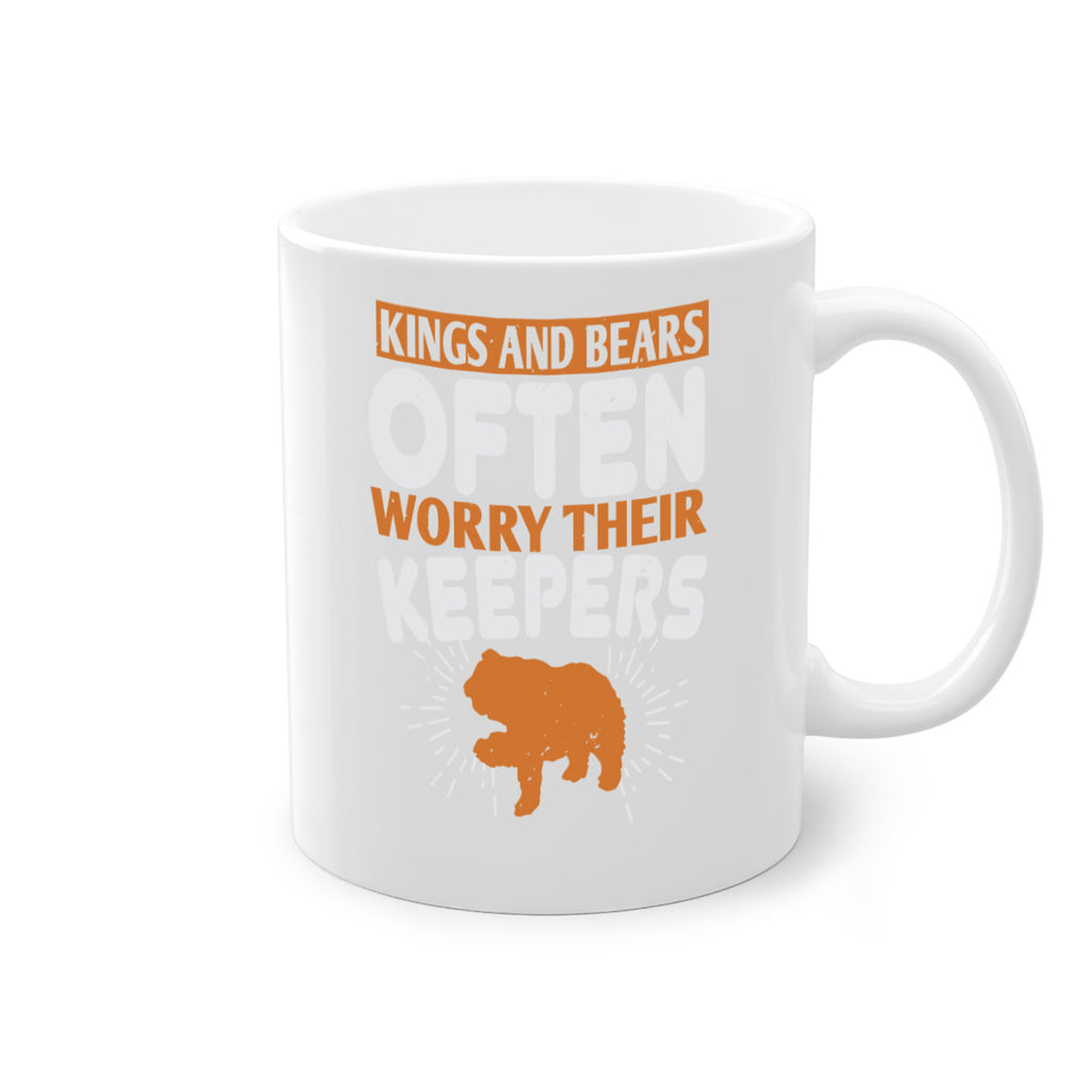 Kings and Bears often worry their Keepers 66#- bear-Mug / Coffee Cup