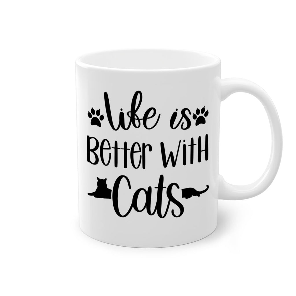 Life Is Better With A Cats Style 99#- cat-Mug / Coffee Cup
