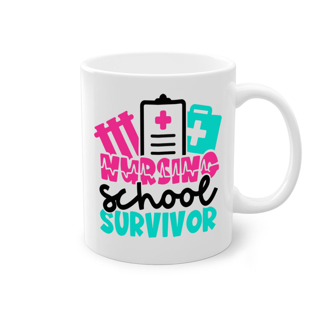 Nursing School Survivor Style Style 62#- nurse-Mug / Coffee Cup