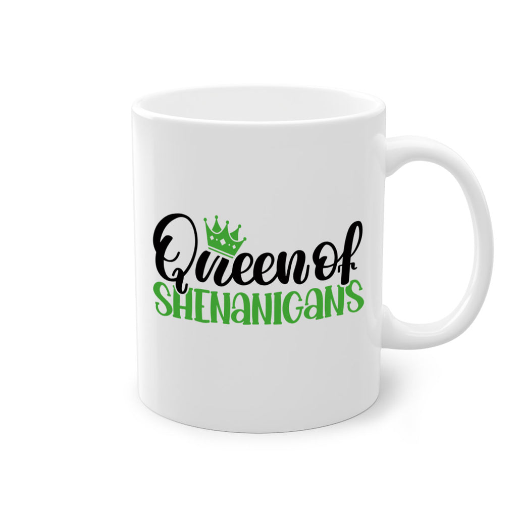 Queen Of Shenanigans Style 36#- St Patricks Day-Mug / Coffee Cup