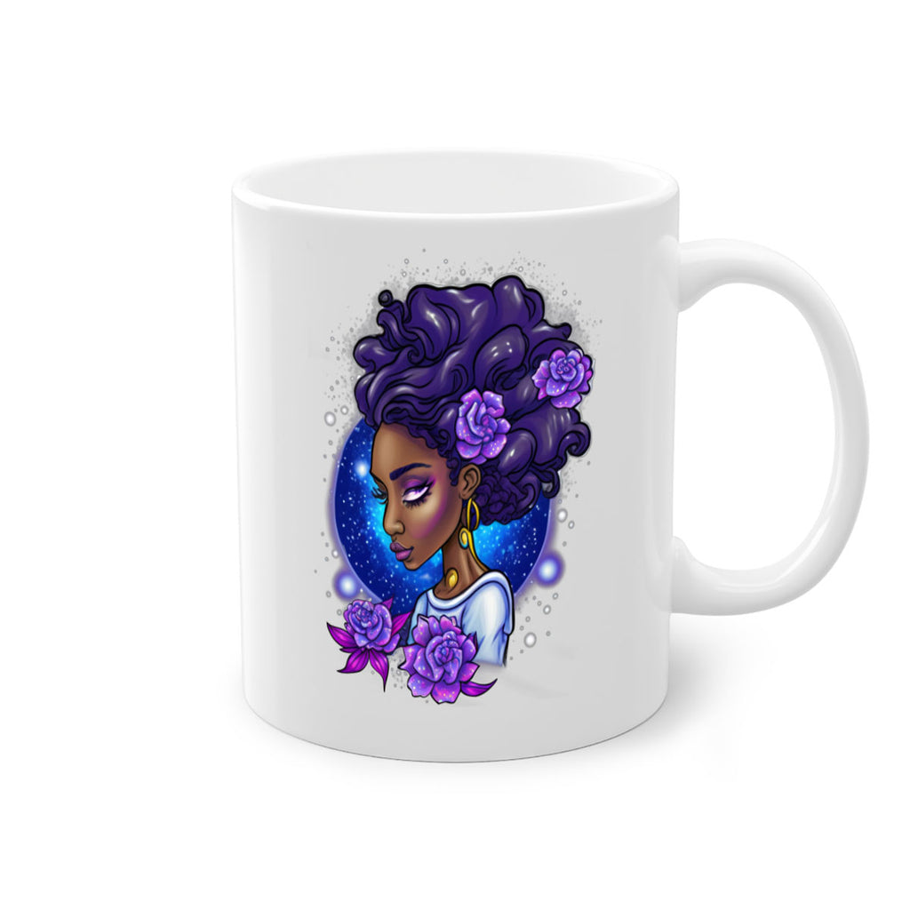 Sparkling Black Girl Design 7#- Black women - Girls-Mug / Coffee Cup