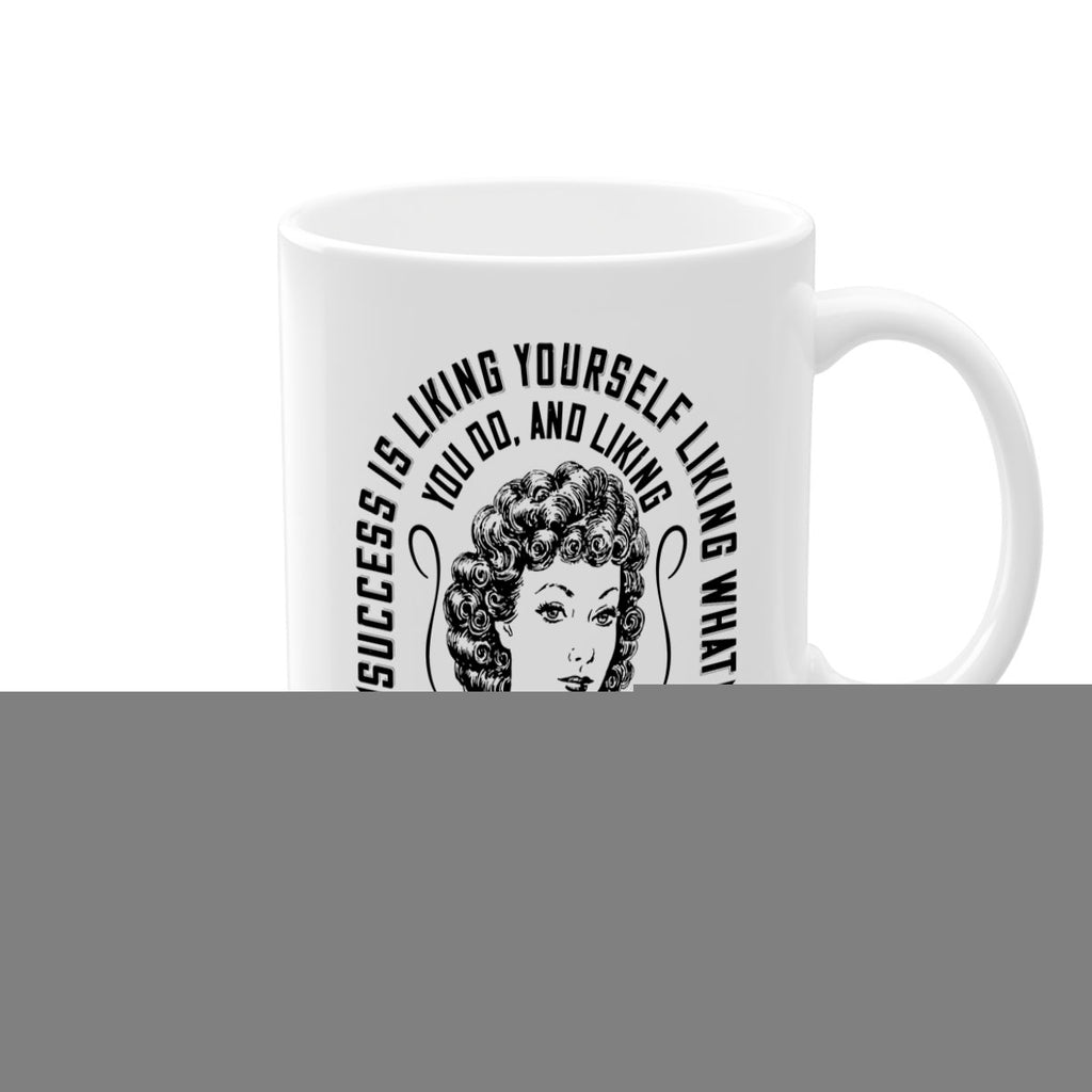 Success is liking yourself liking what you do and liking how you do it Style 16#- Afro - Black-Mug / Coffee Cup