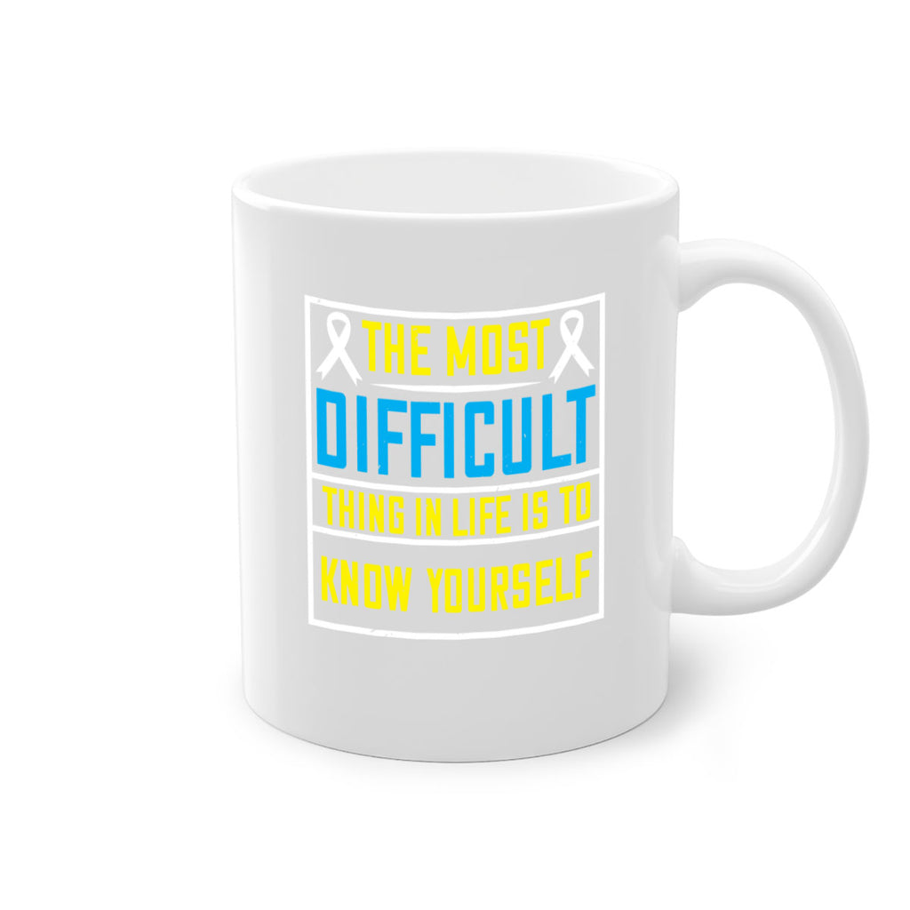 The most difficult thing in life is to know yourself Style 16#- Self awareness-Mug / Coffee Cup