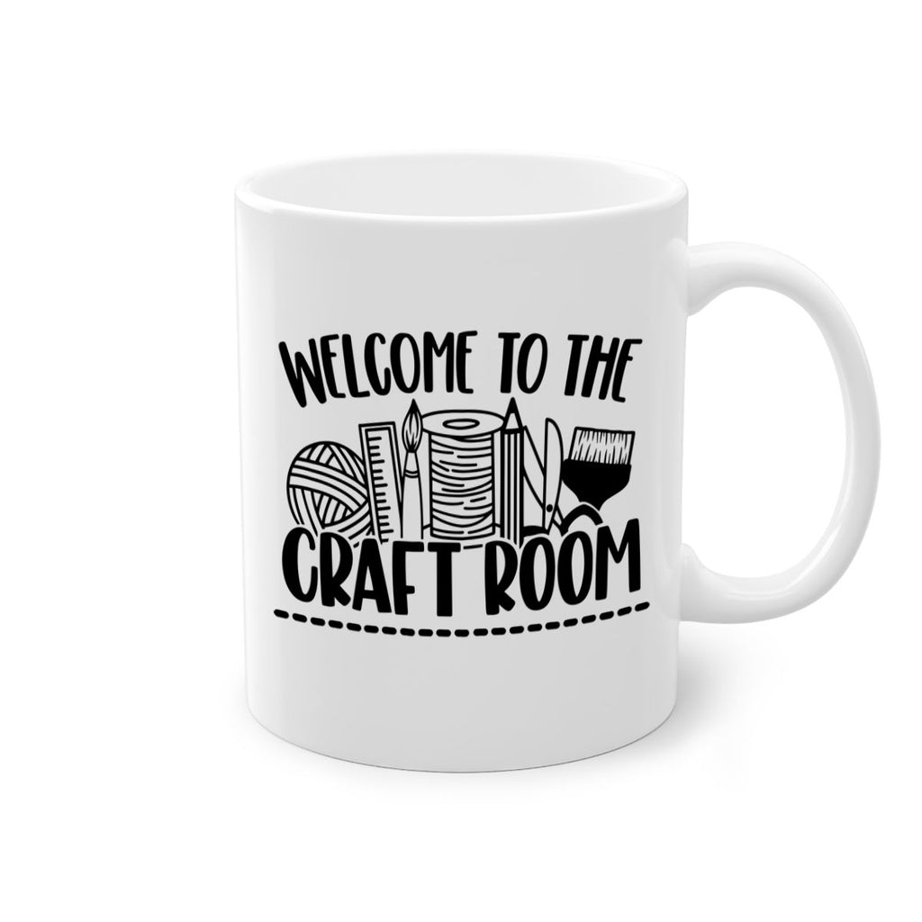 Welcome To the Craft Room 1#- crafting-Mug / Coffee Cup