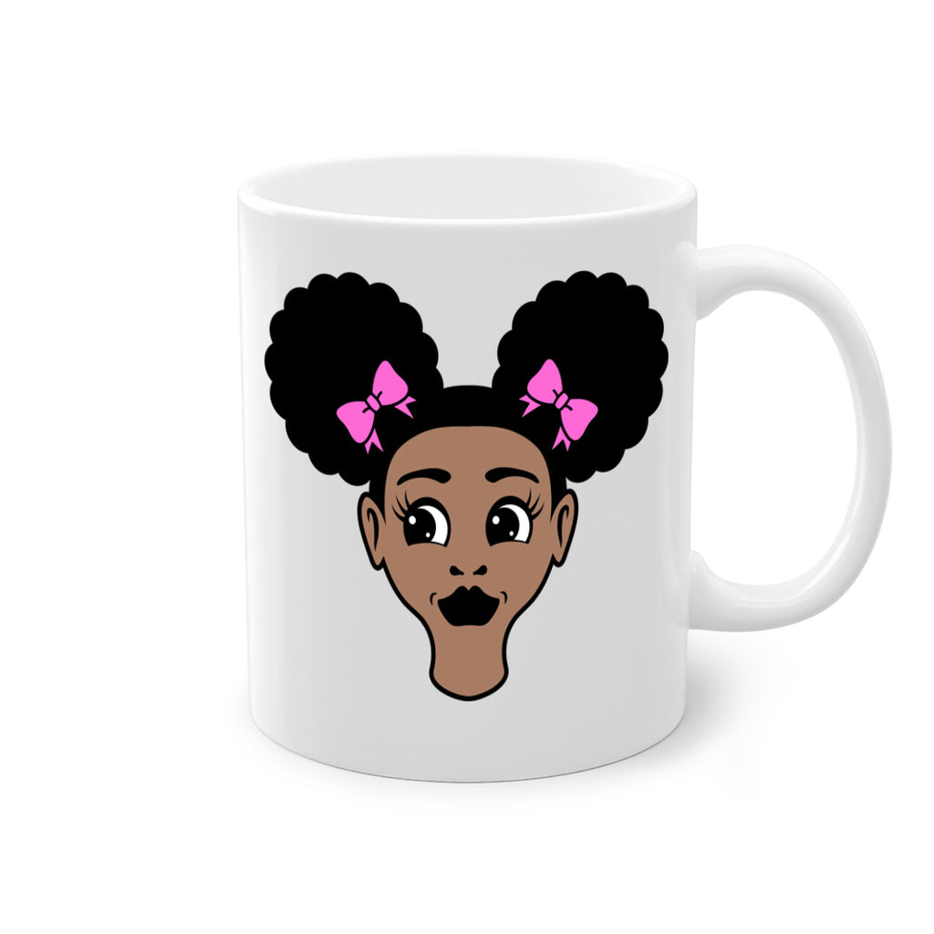 afro puffs girl 74#- Black women - Girls-Mug / Coffee Cup