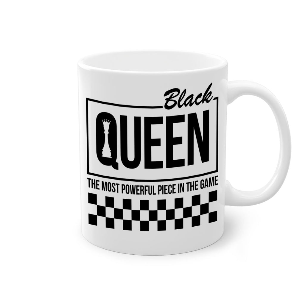 black queen chess checkered 221#- black words - phrases-Mug / Coffee Cup