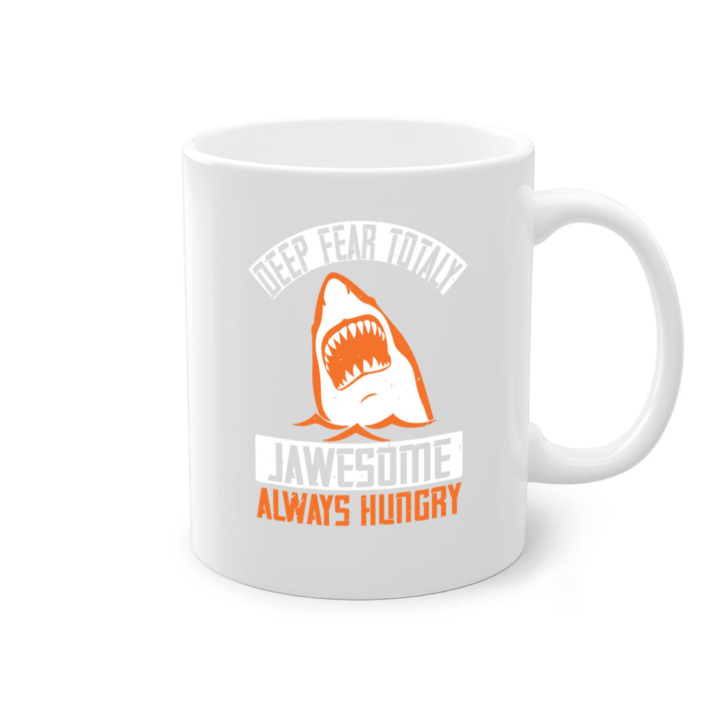 deep fear totaly jawesome always hungry Style 90#- Shark-Fish-Mug / Coffee Cup