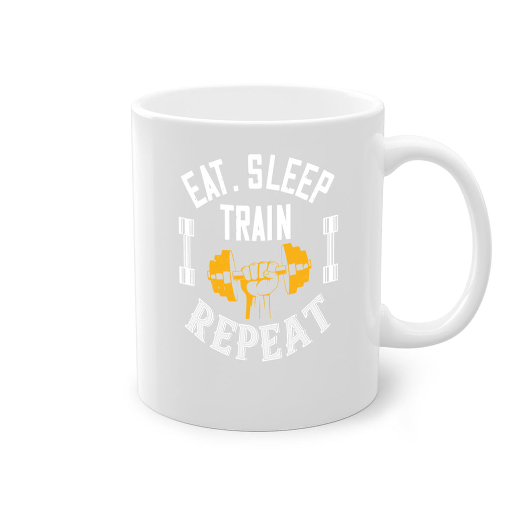 eat sleep train rapid 56#- gym-Mug / Coffee Cup