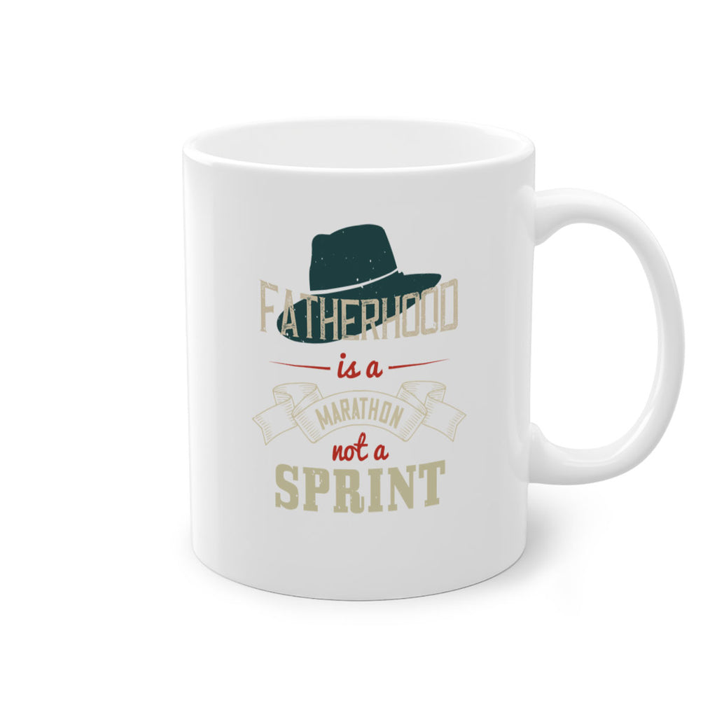 fatherhood is a marathon 227#- fathers day-Mug / Coffee Cup