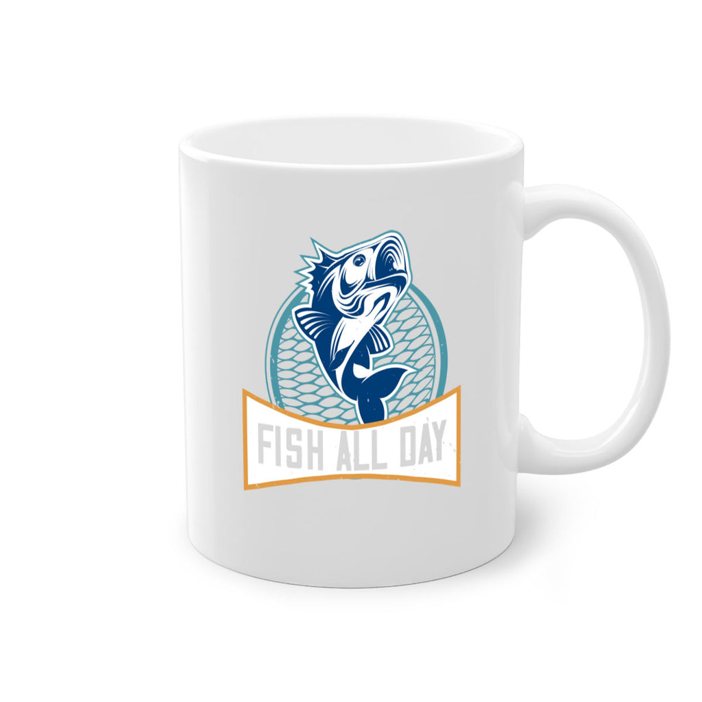 fish all day 277#- fishing-Mug / Coffee Cup