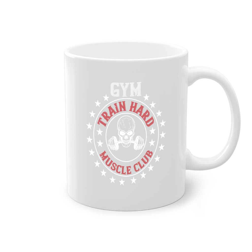 gym train hard mucle club 95#- gym-Mug / Coffee Cup