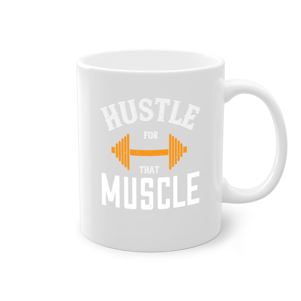 hustel for that muscle 92#- gym-Mug / Coffee Cup