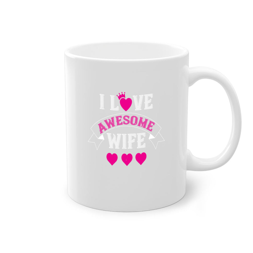 i love awesome wife 57#- valentines day-Mug / Coffee Cup