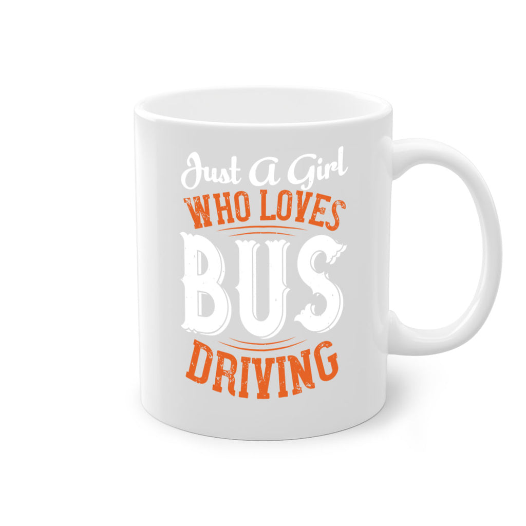 just a girl who loves bus driving Style 23#- bus driver-Mug / Coffee Cup