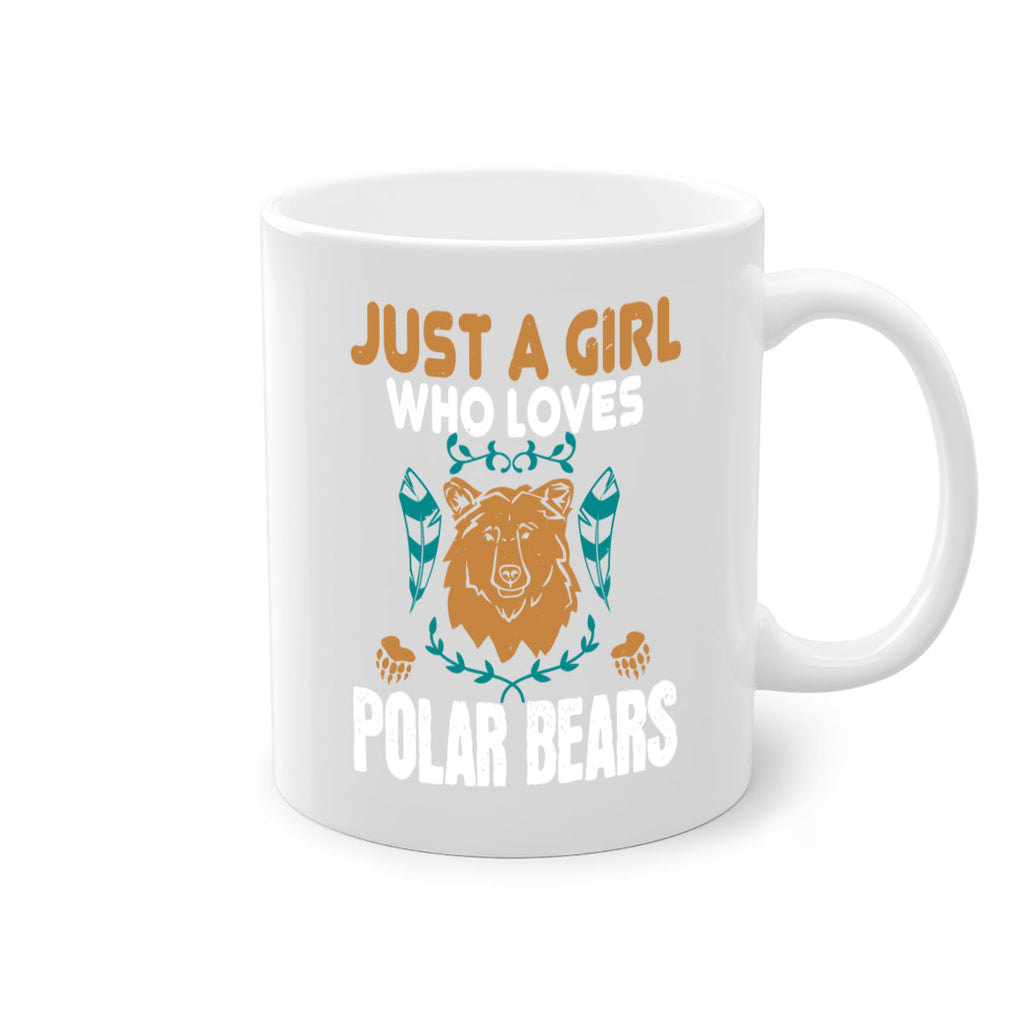 just a girl who loves polar bear 22#- bear-Mug / Coffee Cup