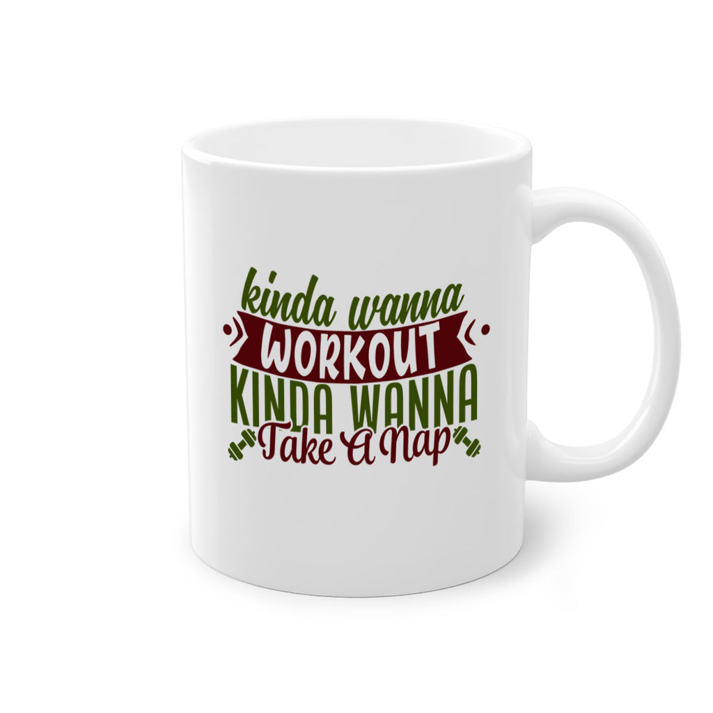 kinda wanna workout kinda wanna take a nap 34#- gym-Mug / Coffee Cup