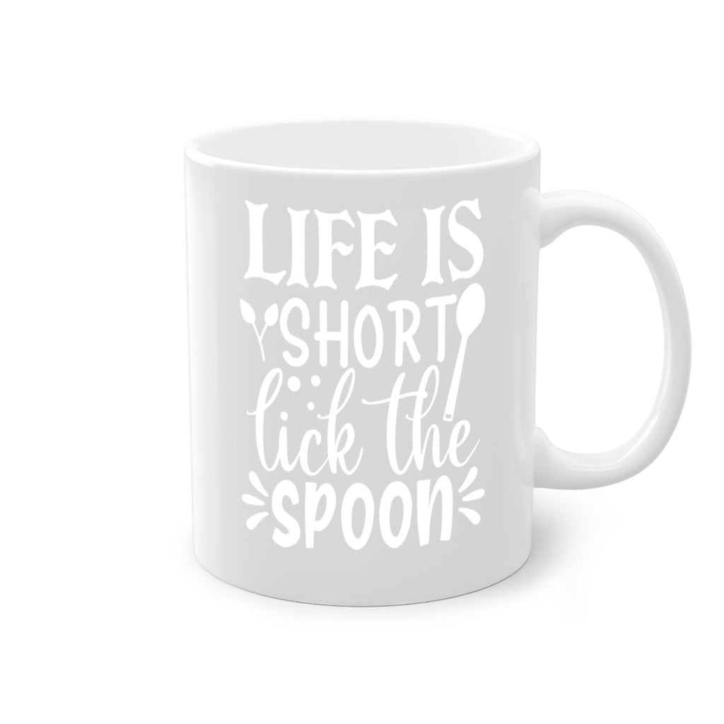 life is short lick the spoon 24#- kitchen-Mug / Coffee Cup
