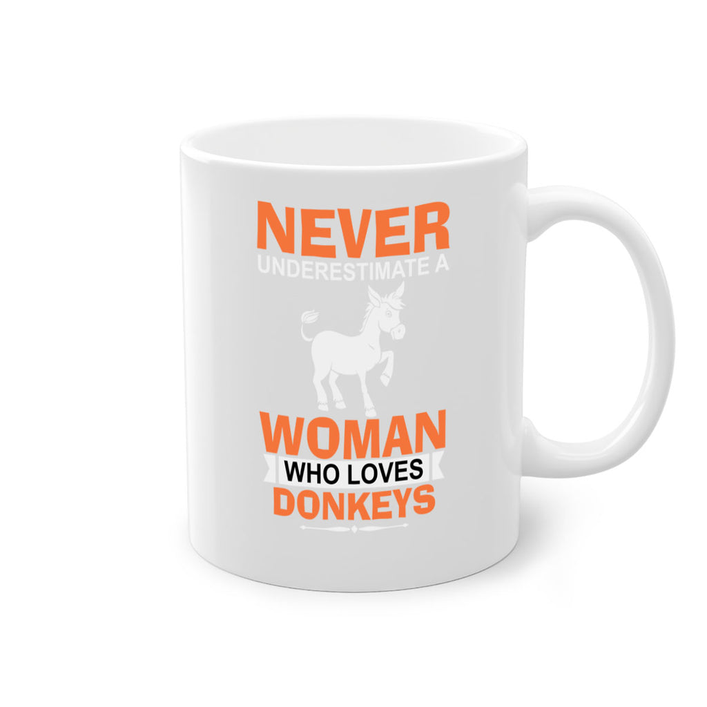 never underestimate a woman who loves donkeys Style 1#- Donkey-Mug / Coffee Cup
