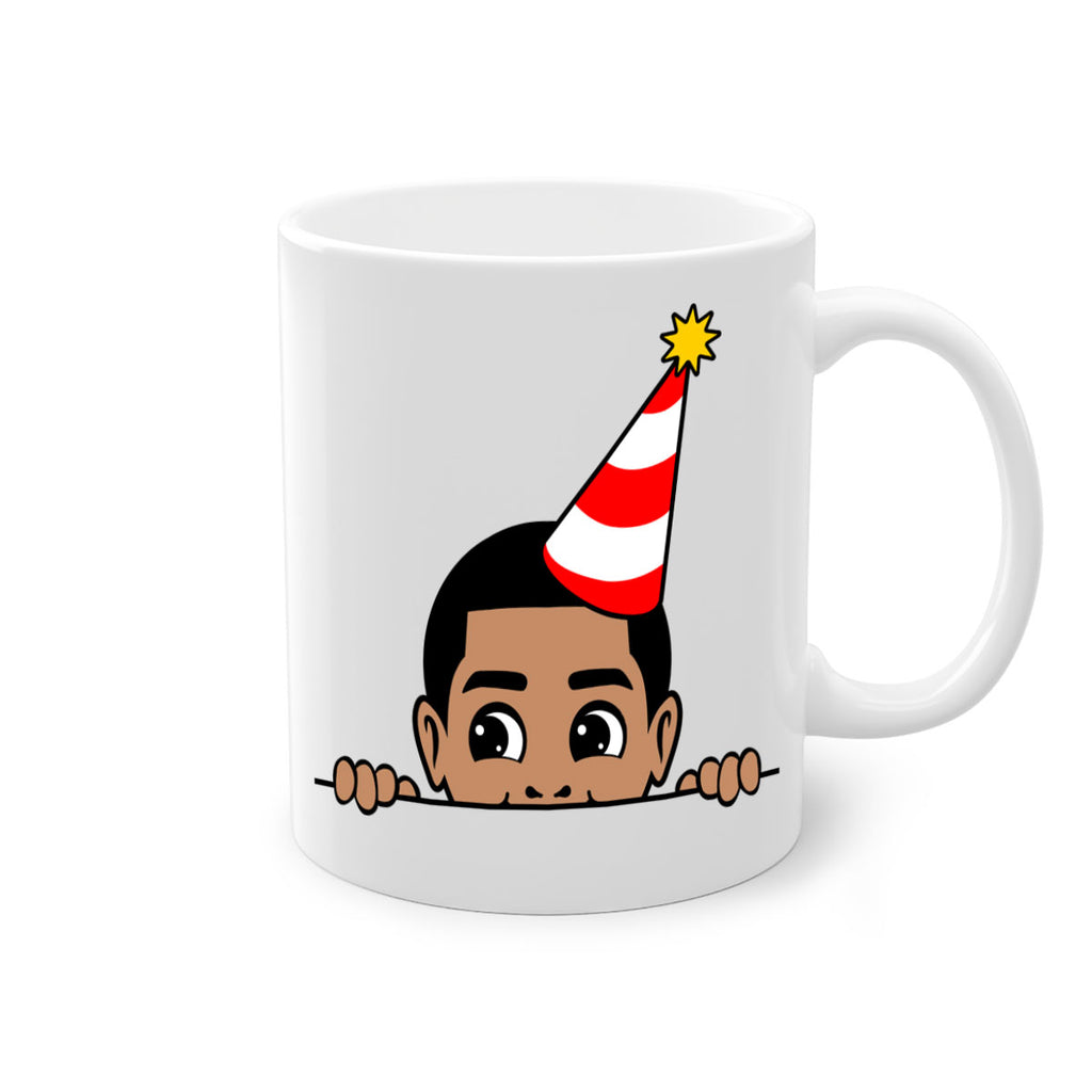 peekaboo afro birthday boy 21#- Black men - Boys-Mug / Coffee Cup