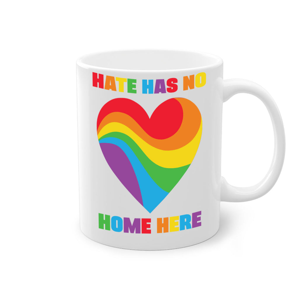 rainbow heart hate has no lgbt 30#- lgbt-Mug / Coffee Cup