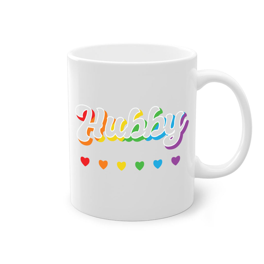 rainbow hubby lgbtq pride lgbt 29#- lgbt-Mug / Coffee Cup
