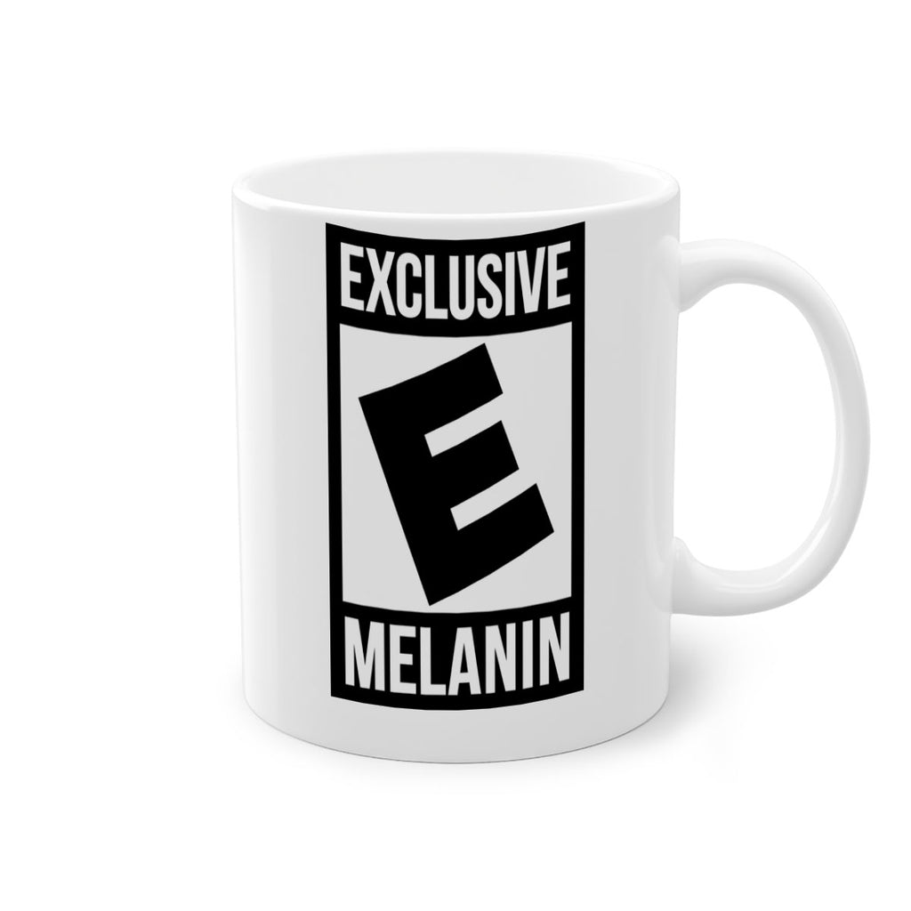 rated exclusive melanin 46#- black words - phrases-Mug / Coffee Cup