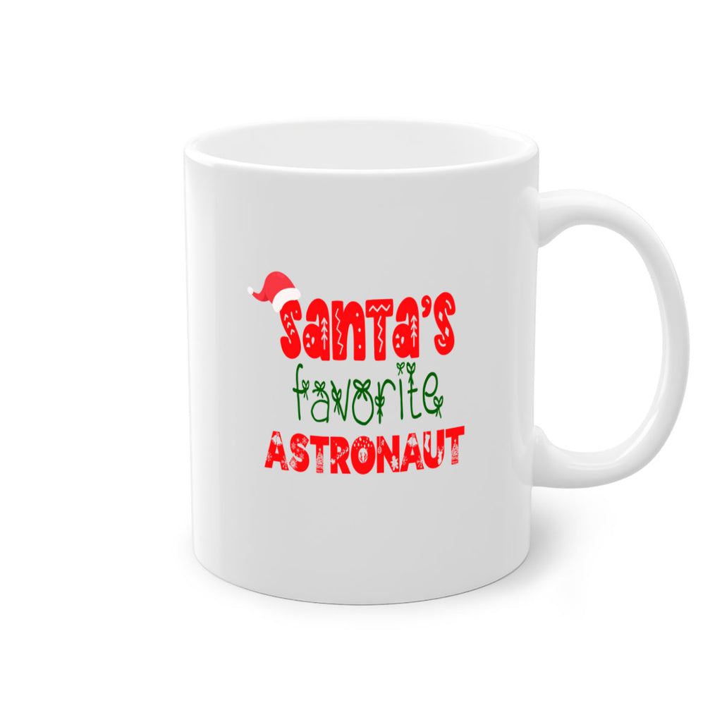 santas favorite astronaut style 658#- christmas-Mug / Coffee Cup