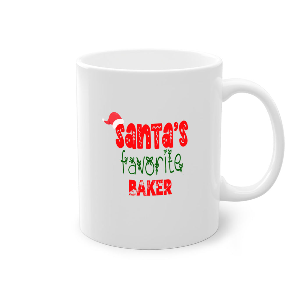 santas favorite baker style 671#- christmas-Mug / Coffee Cup