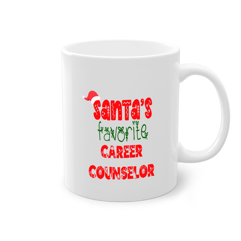 santas favorite career counselor style 698#- christmas-Mug / Coffee Cup