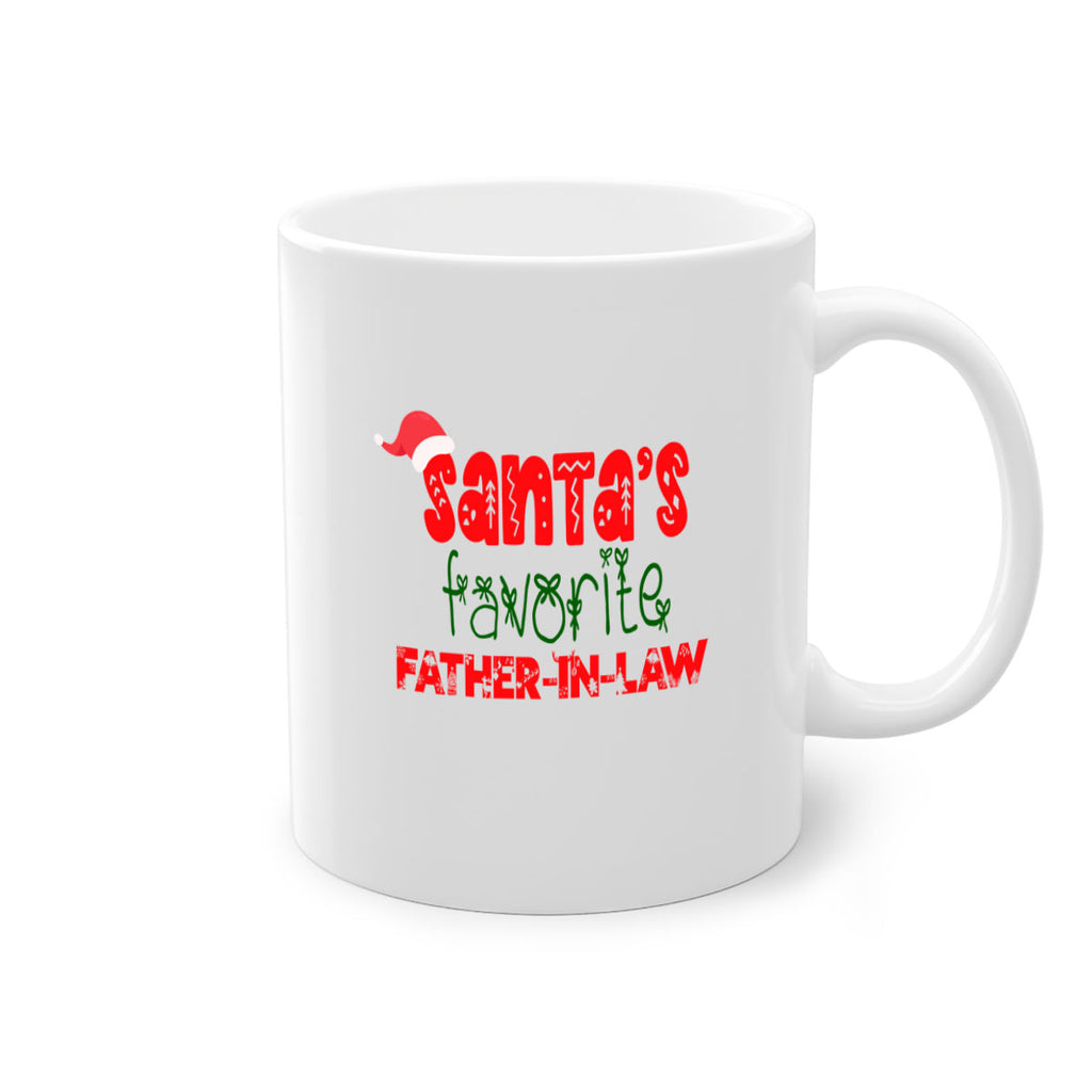 santas favorite father-in-law style 814#- christmas-Mug / Coffee Cup