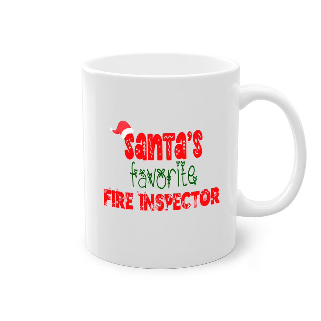 santas favorite fire inspector style 823#- christmas-Mug / Coffee Cup