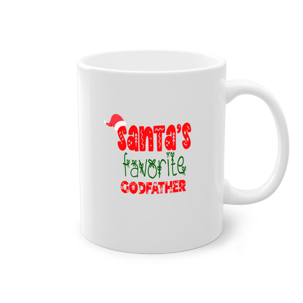 santas favorite godfather style 844#- christmas-Mug / Coffee Cup