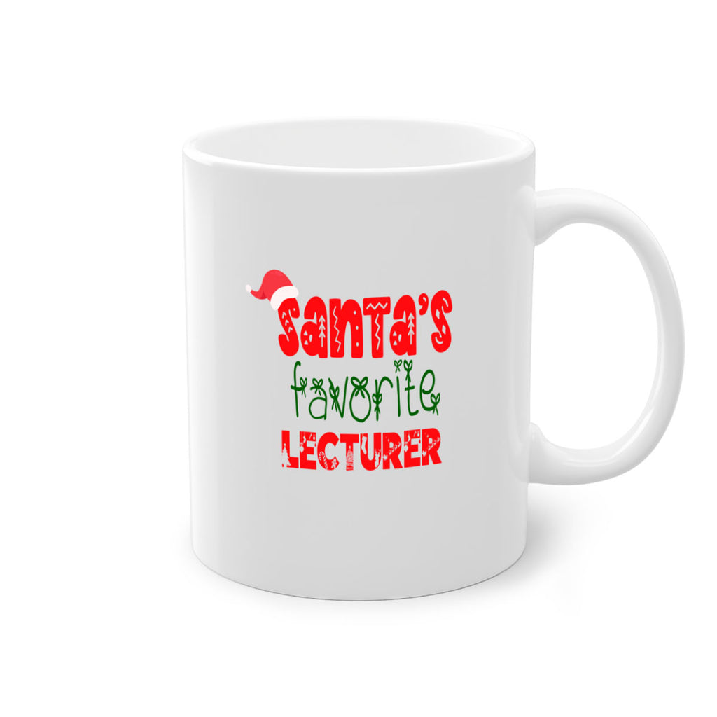 santas favorite lecturer style 914#- christmas-Mug / Coffee Cup