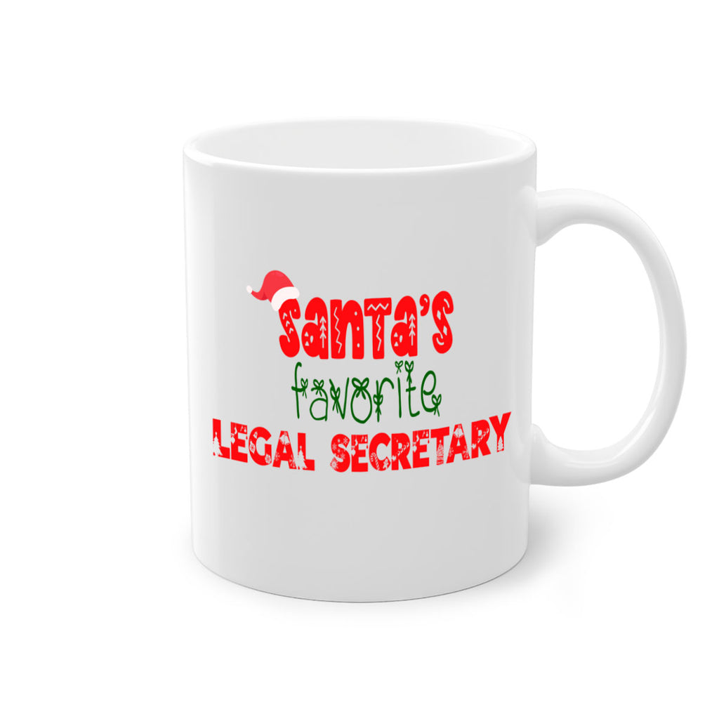 santas favorite legal secretary style 917#- christmas-Mug / Coffee Cup