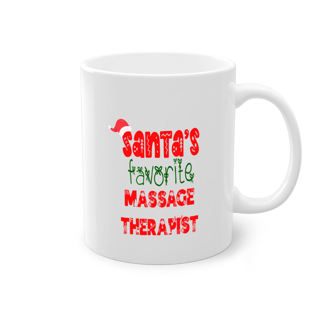 santas favorite massage therapist style 942#- christmas-Mug / Coffee Cup