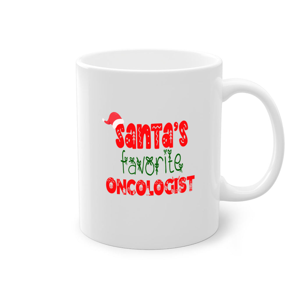 santas favorite oncologist style 986#- christmas-Mug / Coffee Cup