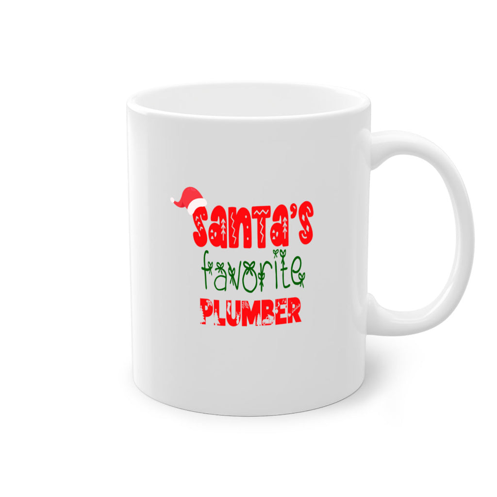 santas favorite plumber style 1024#- christmas-Mug / Coffee Cup