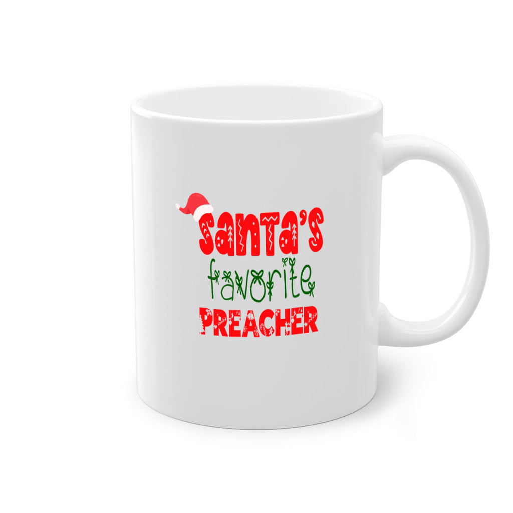 santas favorite preacher style 1034#- christmas-Mug / Coffee Cup