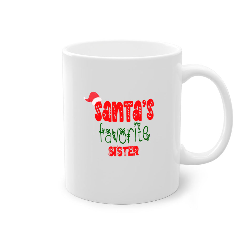 santas favorite sister style 1083#- christmas-Mug / Coffee Cup