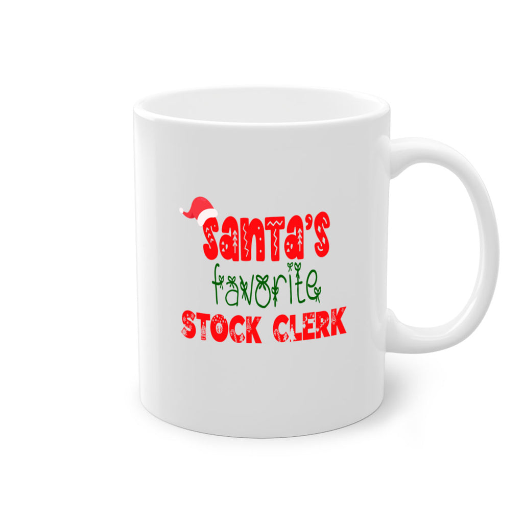 santas favorite stock clerk style 1103#- christmas-Mug / Coffee Cup