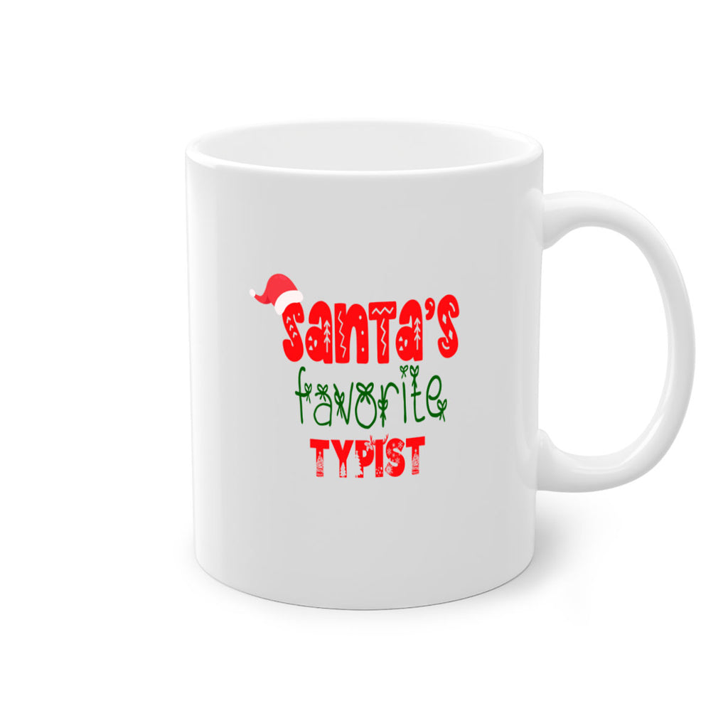 santas favorite typist style 1135#- christmas-Mug / Coffee Cup