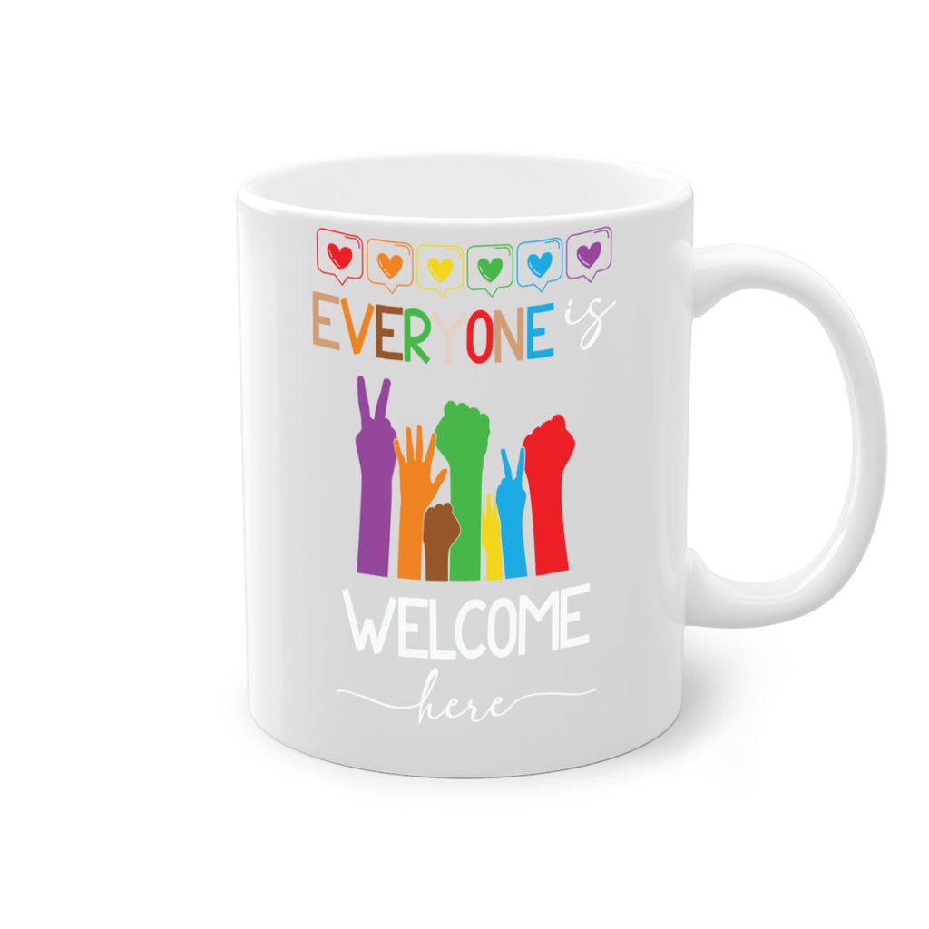 unity day everyone is welcome lgbt 7#- lgbt-Mug / Coffee Cup